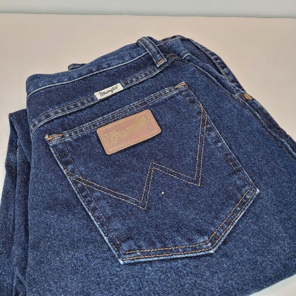 Wrangler Dark Blue Denim Jeans